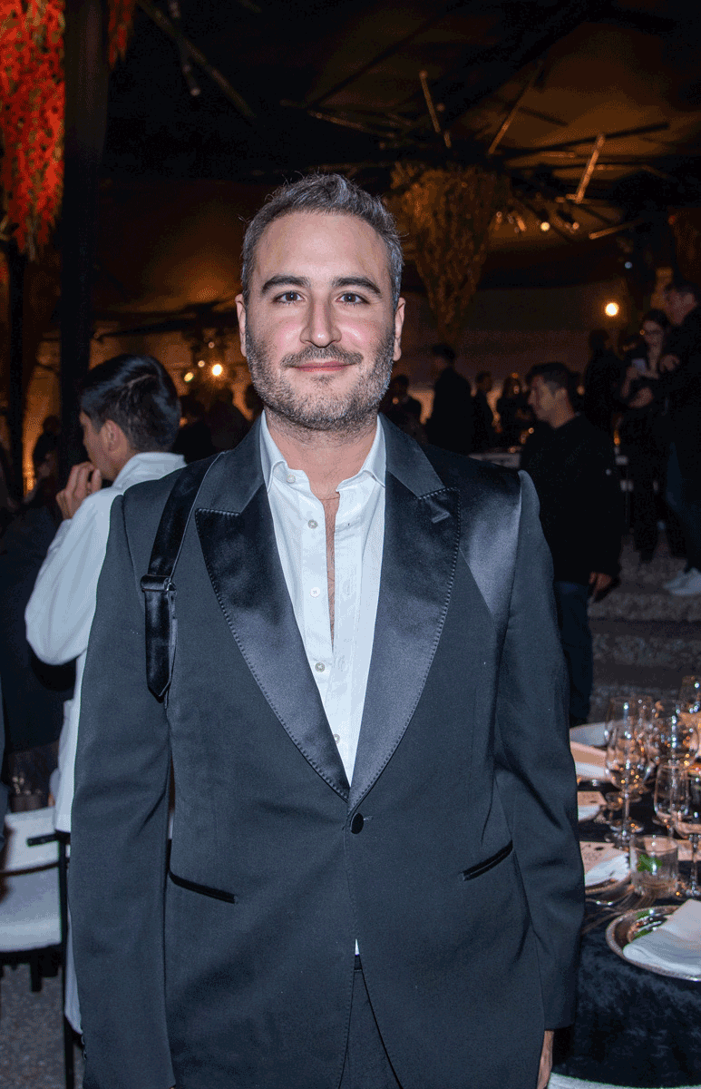 Chuy Navarro en la Gala Tamayo.