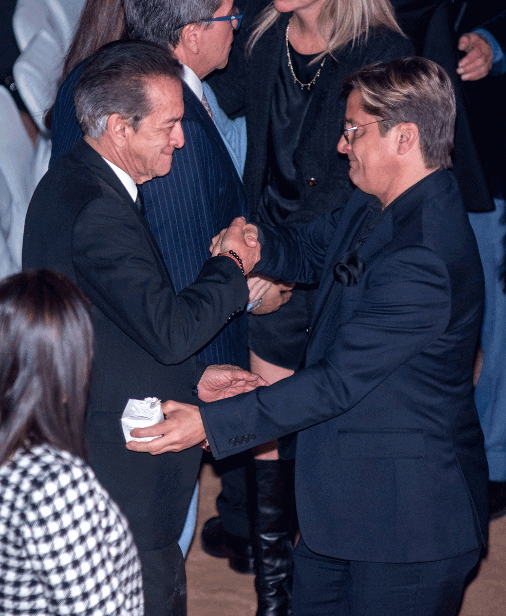 Alejandro Basteri en el homenaje tras el fallecimiento de Gerardo Islas.