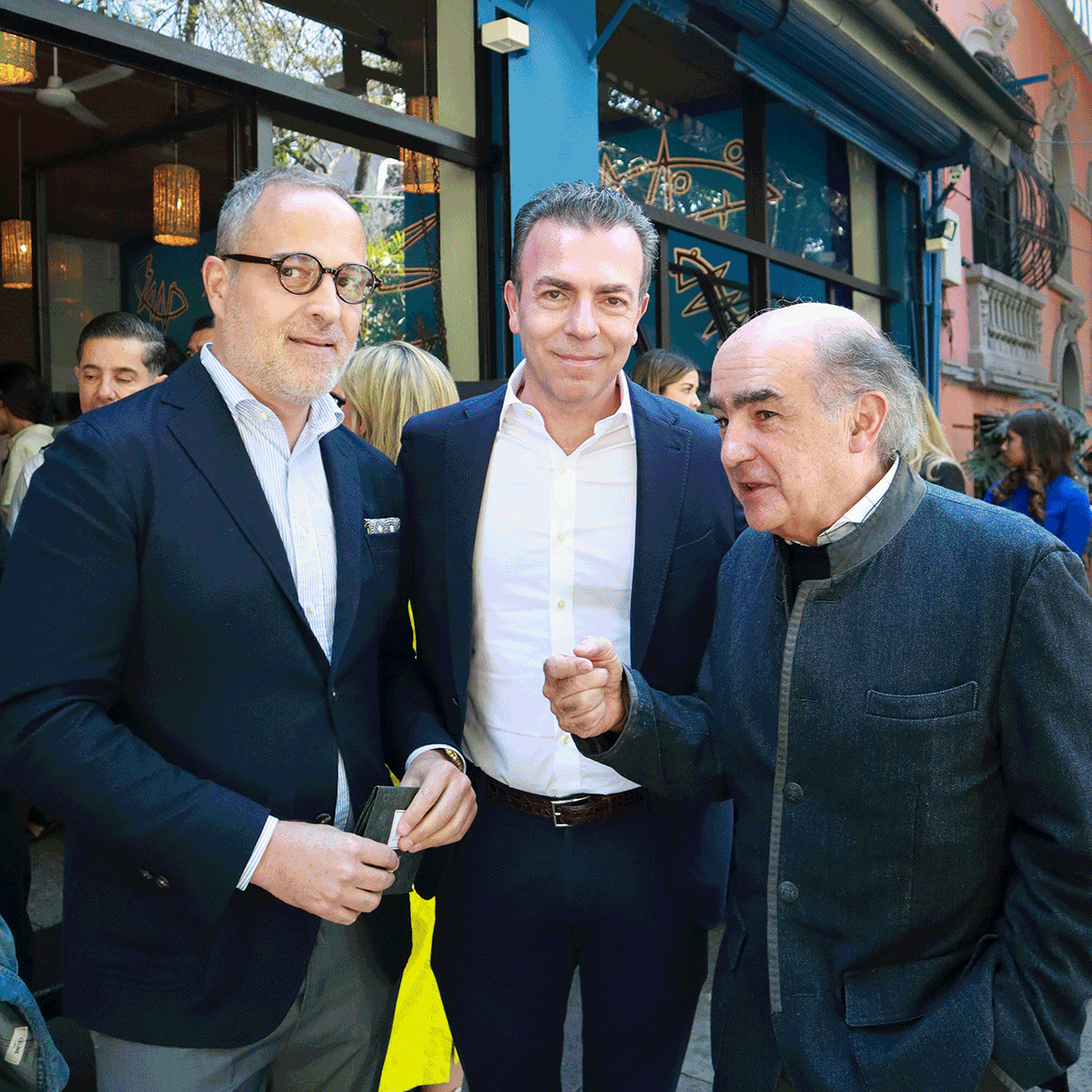 Jaime Gorozpe, Alejandro Ramírez y Luis Téllez