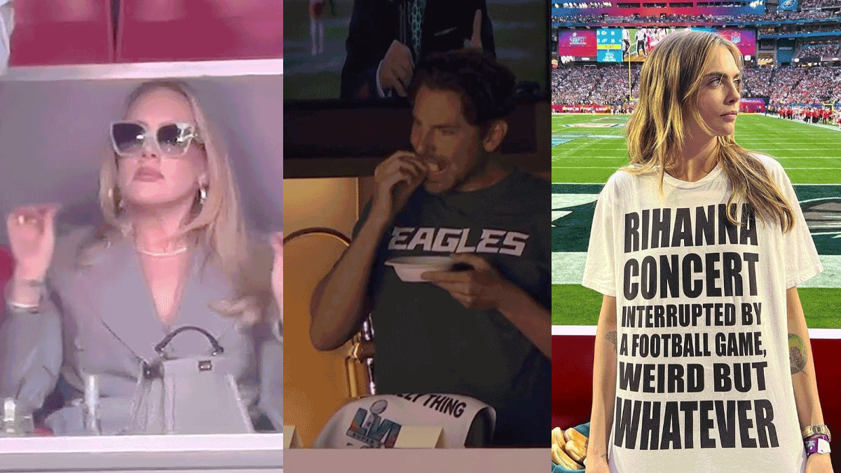 Estos son los famosos que asistieron a disfrutar el Super Bowl y los que fueron sólo por ver a Rihanna