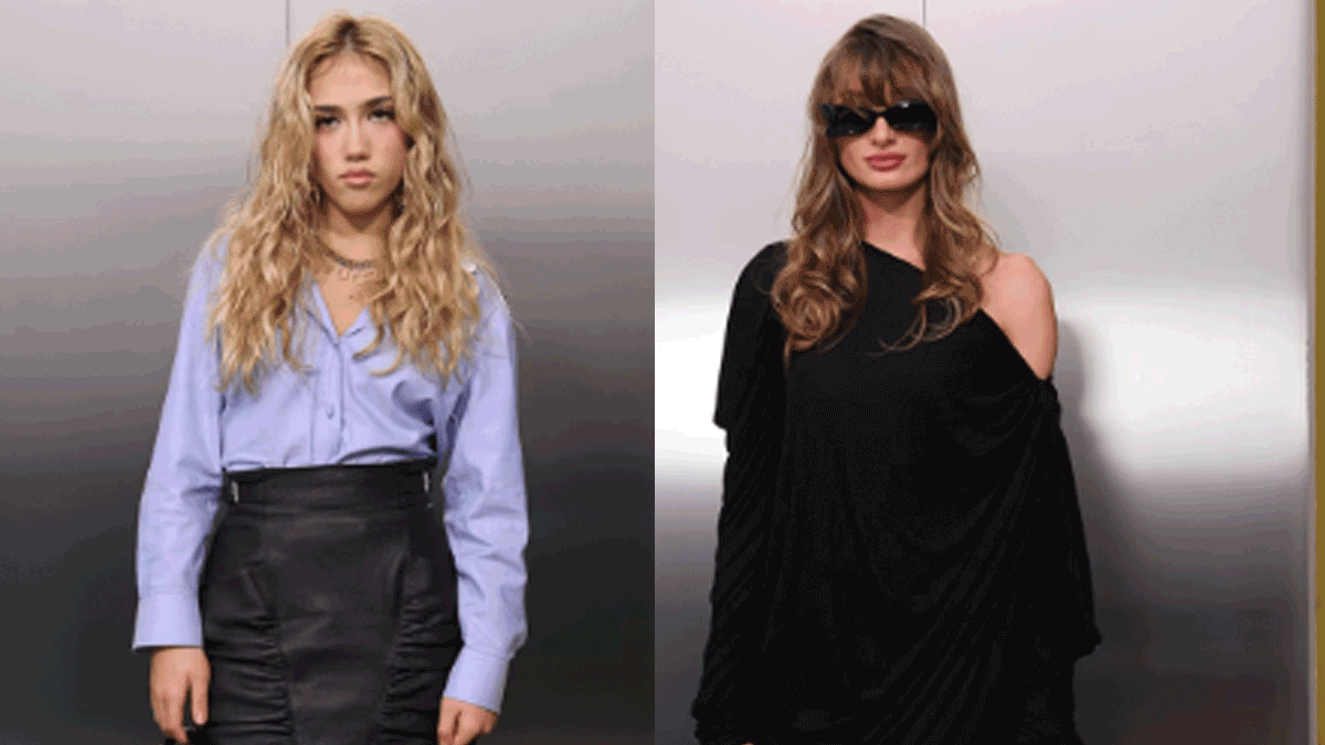 Las hermanas Pinault, Valentina Paloma y Mathilde, se lucen en la semana de la moda en Milán