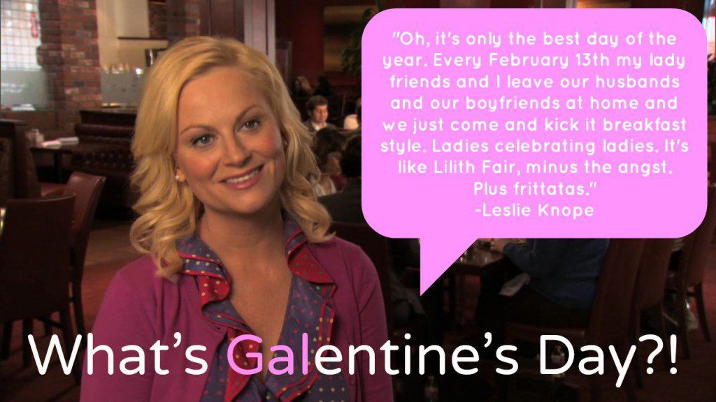 Amy Poehler en el capítulo de Galentine's Day en la serie 'Parks and Recreation'.