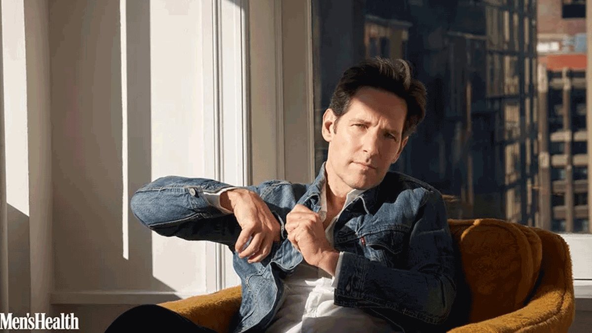 Paul Rudd revela su secreto para verse tan joven a sus ¡53 años!