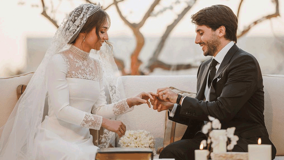 Los detalles de la boda de ensueño de la princesa Iman de Jordania y el venezolano Jameel Alexander Thermiotis