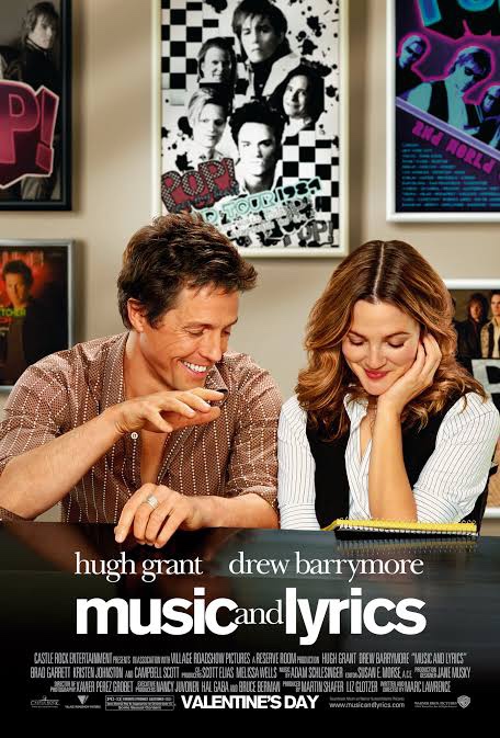 En la cinta 'Music & Lyrics', Hugh Grant y Drew Barrymore deben cantar juntos y componer un tema para una famosa intérprete.