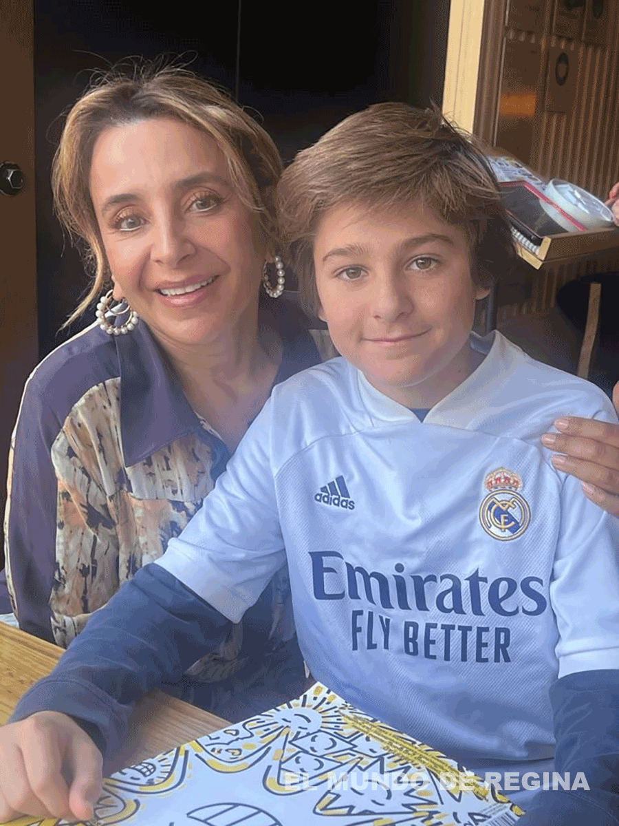 Pierre con Luisa Serna.