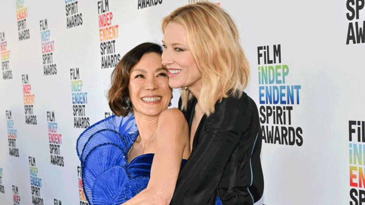 Michelle Yeoh recapacitó luego de señalar que Cate Blanchett no necesita otro Oscar en su colección.