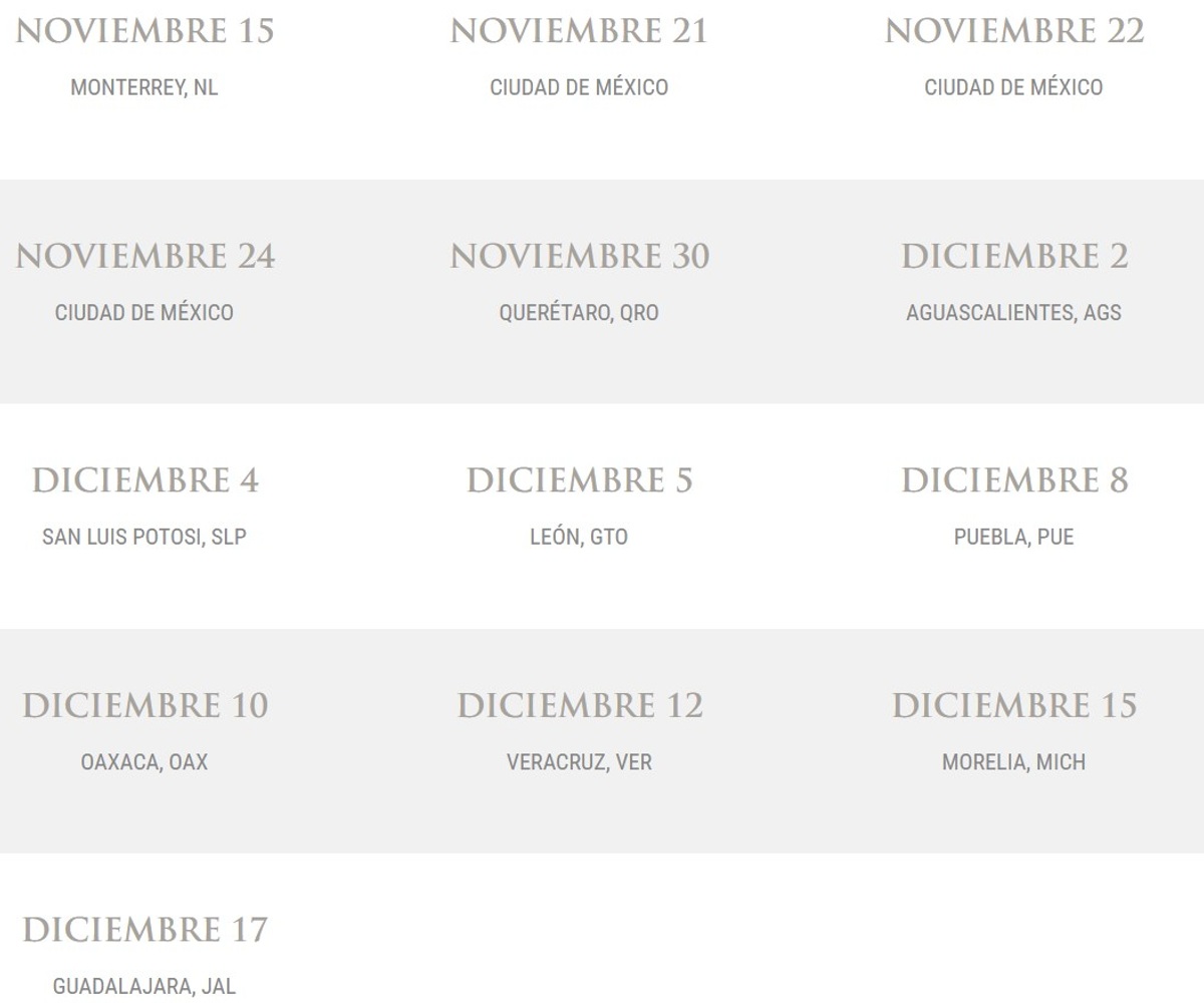 La venta de boletos para los shows que ofrecerá Luis Miguel en su gira 2023 está en pausa. 