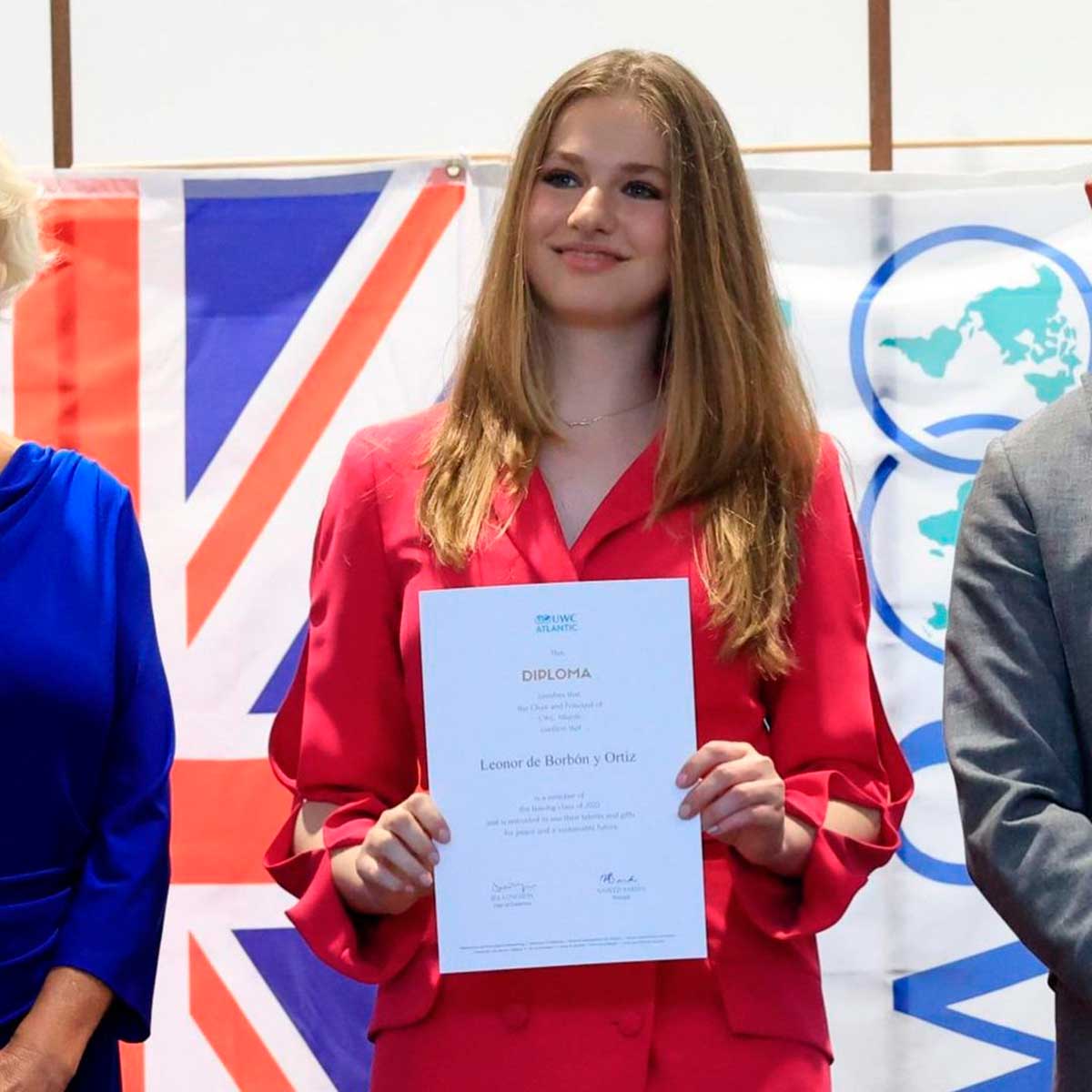 Leonor concluyó sus dos años de bachillerato y en agosto inicia su preparación militar.