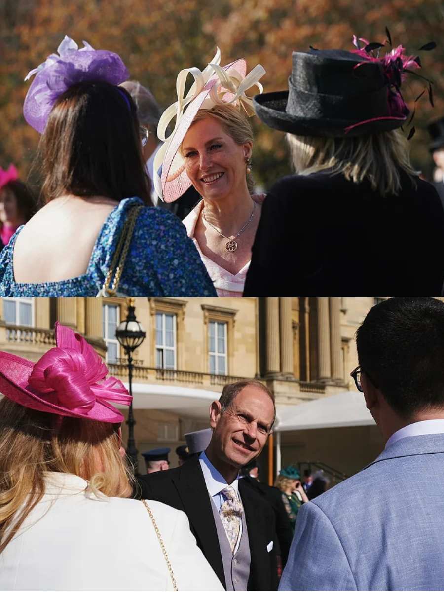 Los duques de Edimburgo, el príncipe Eduardo y Sophie de Wessex, fueron los únicos miembros de la familia real que asistieron a la Garden Party organizada por los reyes Carlos III y Camilla.