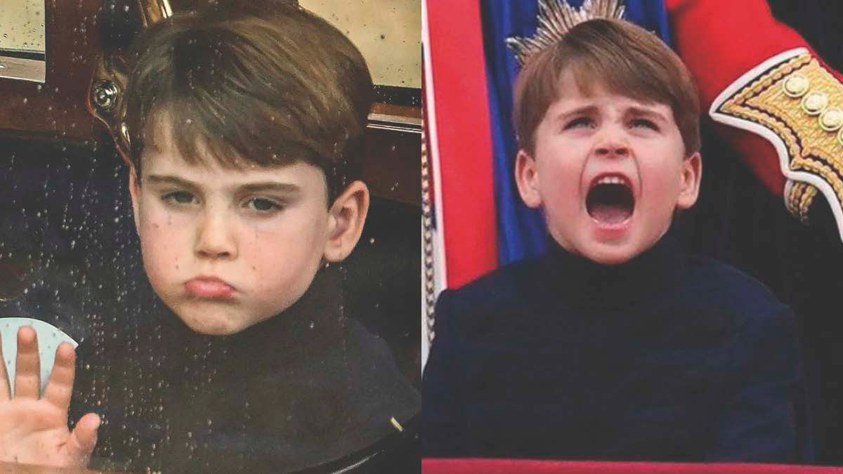 Las postales más adorables del príncipe Louis, hijo de William y Kate, en la coronación de Carlos III