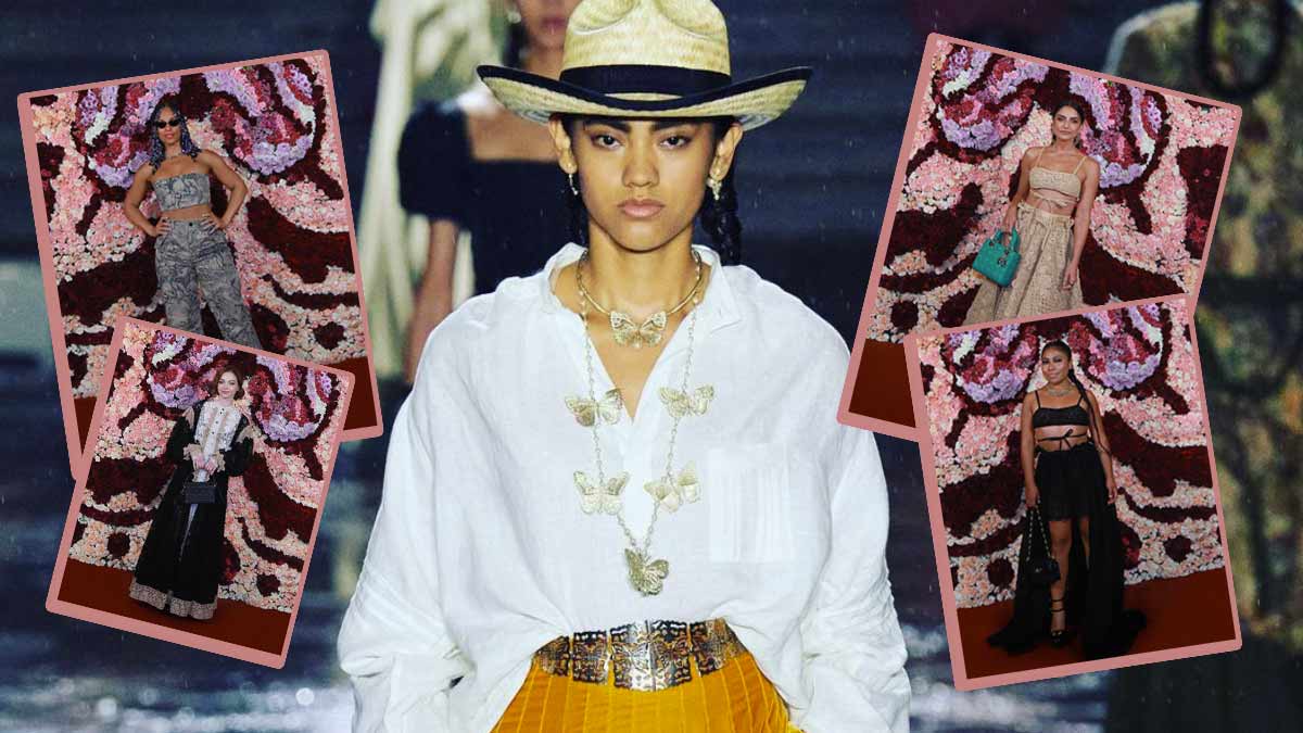 Celebridades recuerdan a Frida Kahlo en el desfile de Dior en México