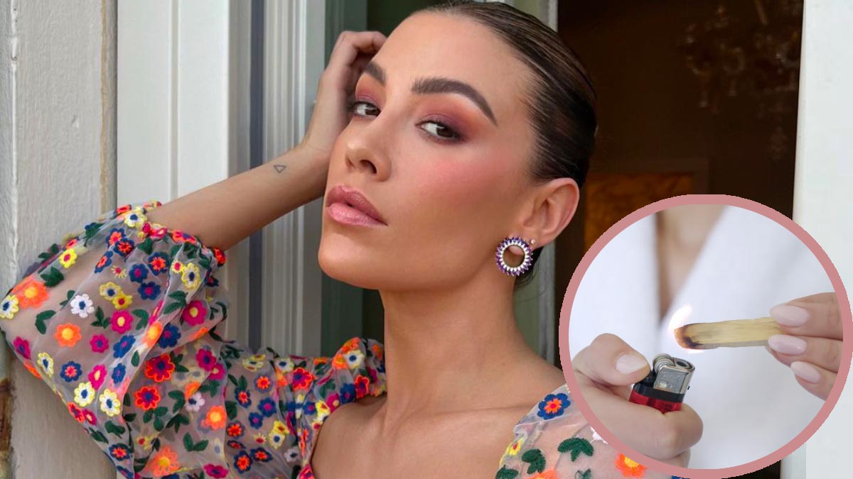 Michelle Salas también limpia las malas energías con ‘palo santo’ (igual que Salma Hayek), ¿qué es?