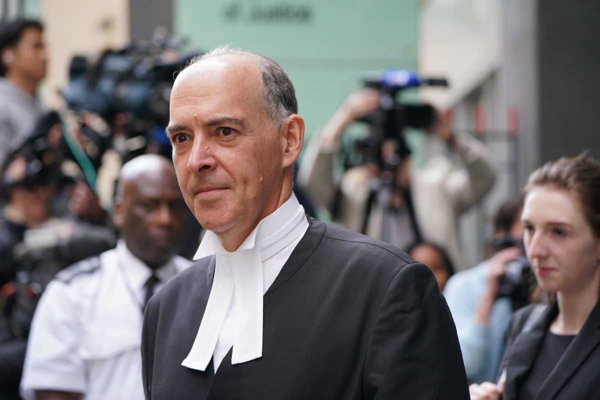 El abogado Andrew Green ha sido implacable con el príncipe Harry durante el juicio. 