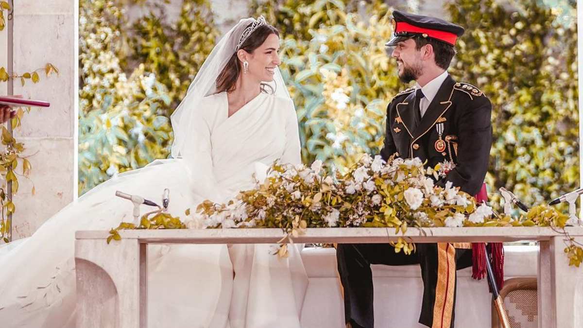 Los detalles de la lujosa boda árabe del príncipe Hussein y Rajwa Al-Saif en Jordania
