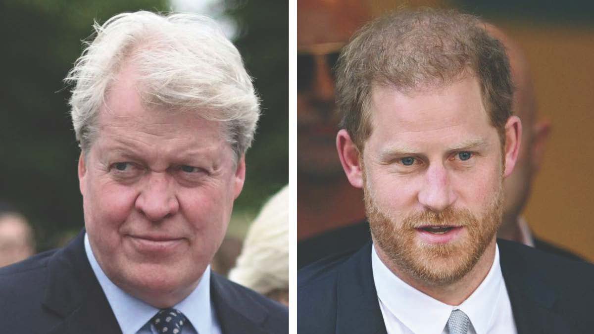 Charles Spencer arremetió contra una periodista con el fin de defender a su sobrino Harry.