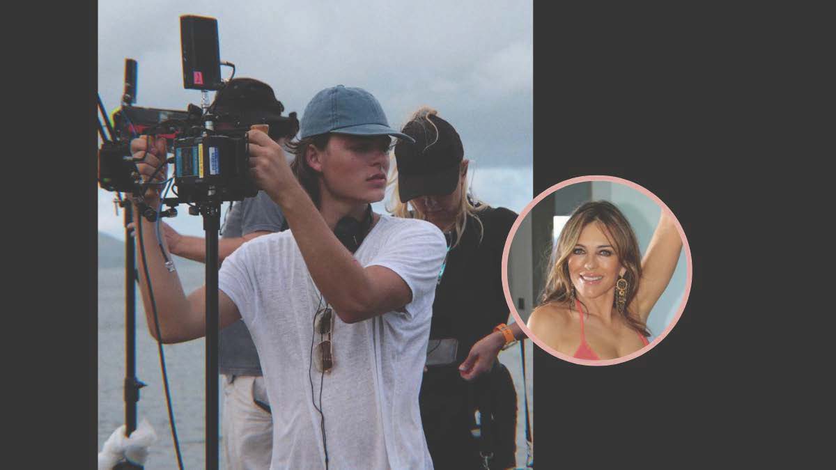 Damian, hijo de Elizabeth Hurley, debuta como director con atrevidas escenas de su mamá