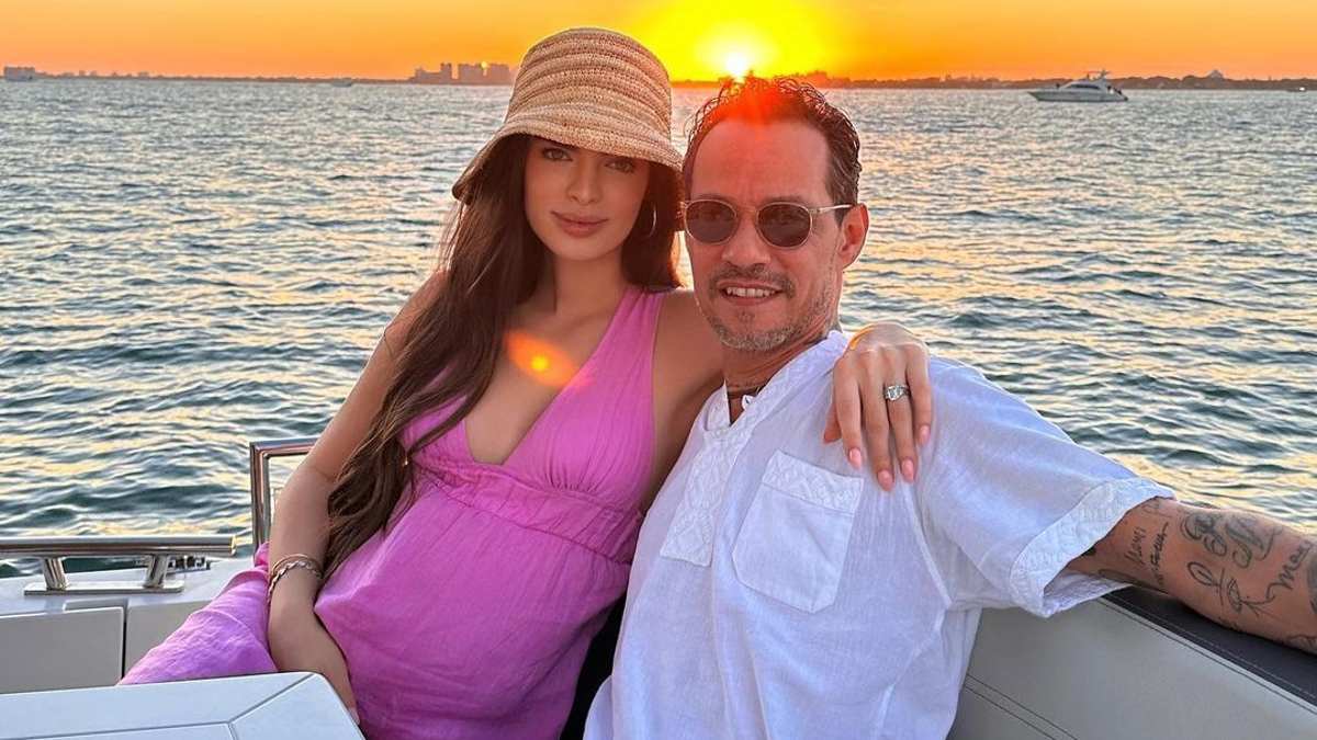 ¡Marc Anthony y Nadia Ferreira ya son papás! Compartieron la primera foto de su hijo en redes