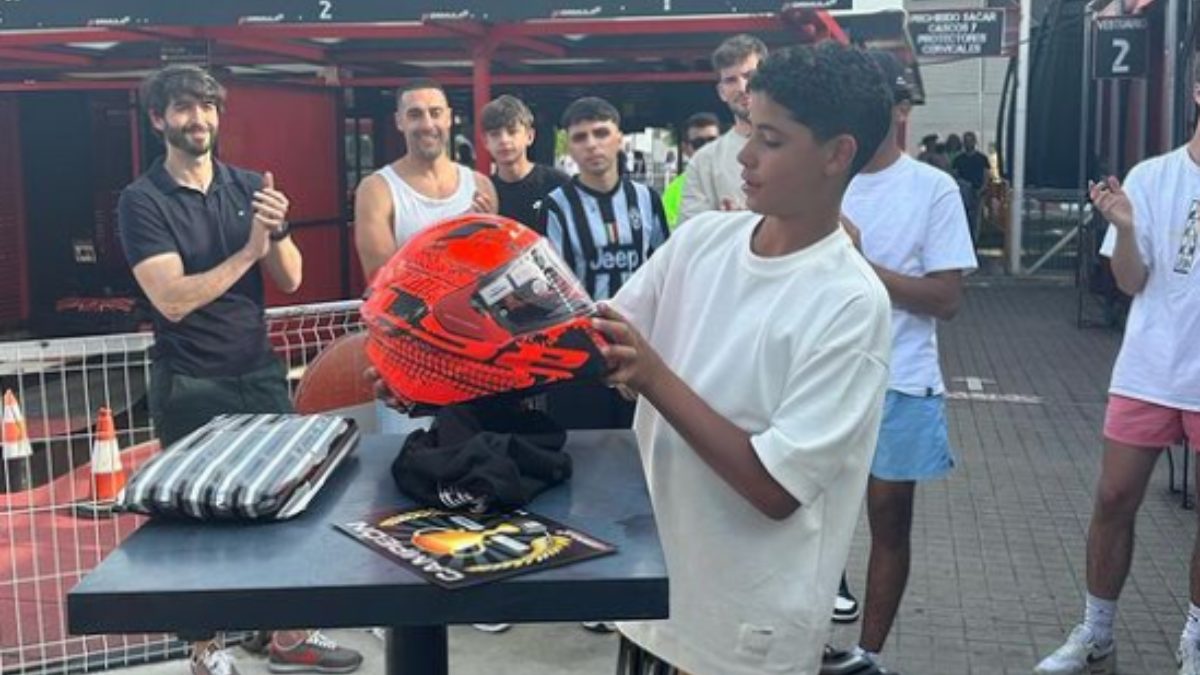 cumpleaños de cristiano jr