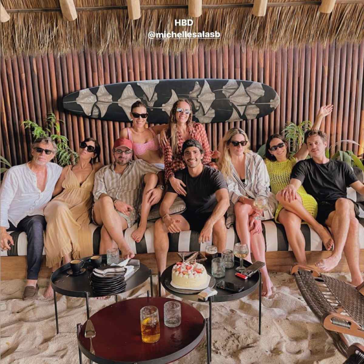 Todos los invitados al festejo de cumpleaños de Michelle Salas en Punta Mita.