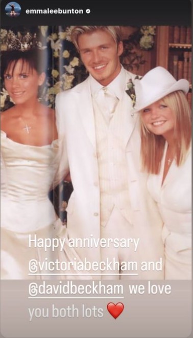 Victoria y David Beckham recibieron miles de felicitaciones por su aniversario de bodas