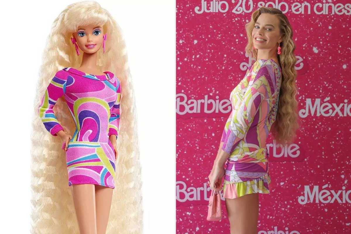 Margot Robbie looks Barbie México