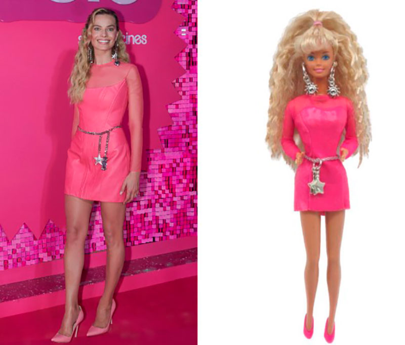 Margot Robbie looks Barbie 