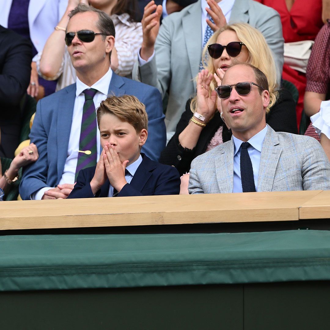 Príncipes William y George en Wimbledon 2023