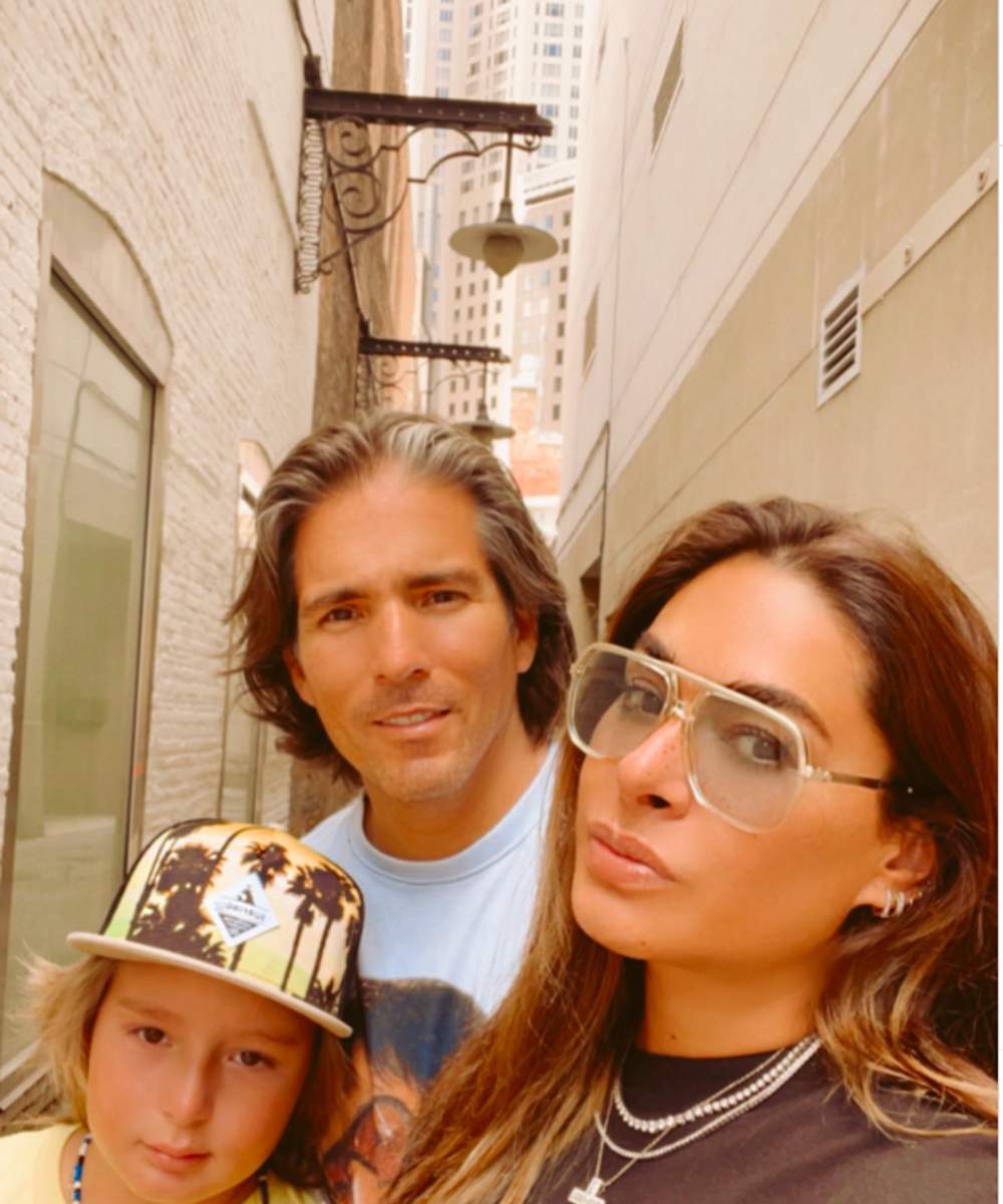 galilea montijo, fernando reina y su hijo mateo de vacaciones.