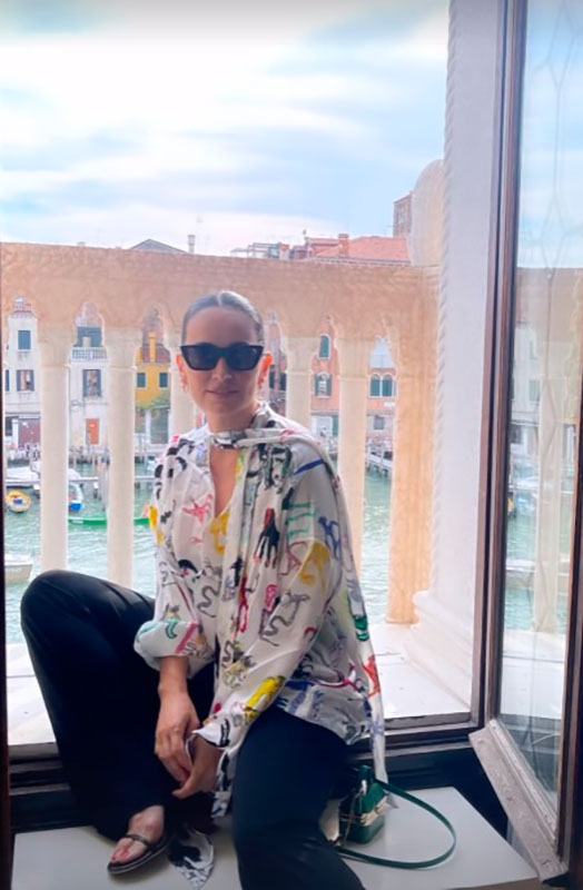 Ana de la Reguera comparte sus mejores postales desde Venecia en redes sociales. 