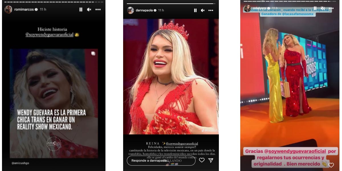 Wendy Guevara y su triunfo en La caas de los famosos.