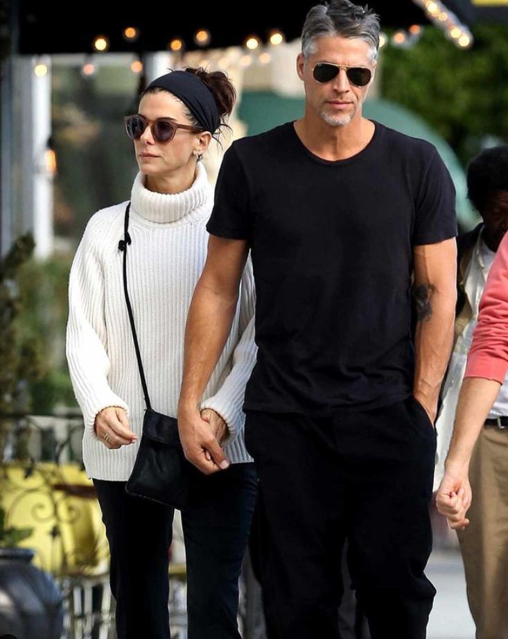sandra bullock y su novio, bryan randall