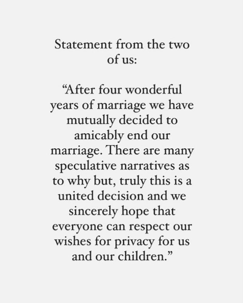 Comunicado Joe Jonas y Sophie Turner sobre divorcio.