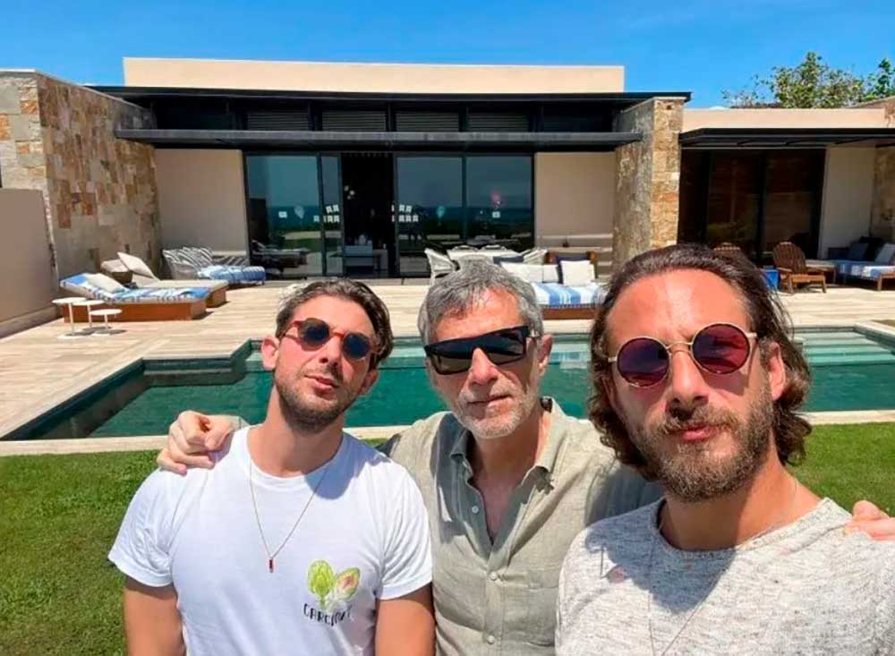 Emiliano, Sebastián y Humberto Zurita disfrutan al máximo sus viajes y el tiempo que pasan juntos alrededor del mundo.