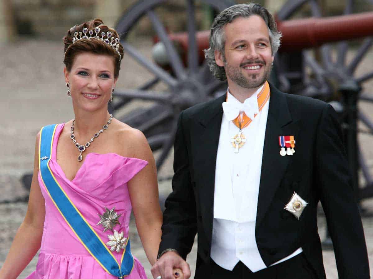 Marta Luisa de Noruega con su entonces esposo Ari Behn.