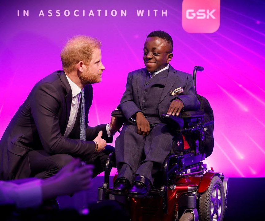El príncipe Harry acudió a los premios WellChild.