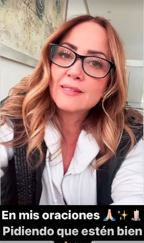 Andrea Legarreta no tuvo noticias de su papá ni su hermano por casi dos días tras paso del huracán Otis, ambos viven en Acapulco.