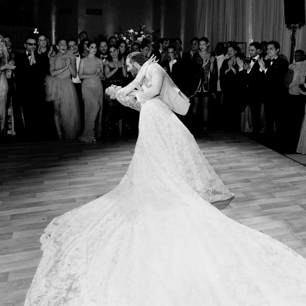 Primer baile como esposos de Michelle Salas y Danilo Díazgranados
