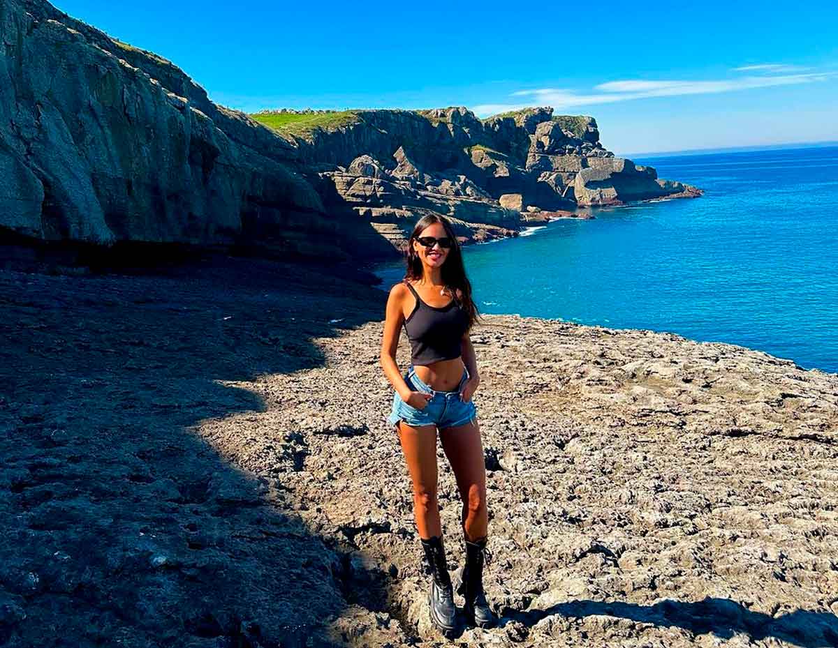 Eiza González durante sus vacacions en España