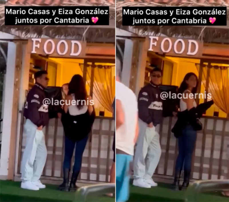 Eiza González y Mario Casas no pasaron desapercibidos durante su viaje a Cantabria.