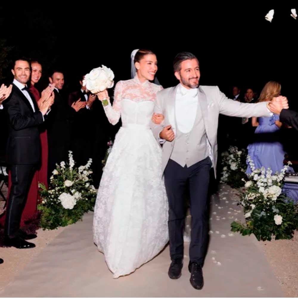 Michelle Salas y Danilo Díazgranados se casaron el fin de semana en la finca italiana Il Borro en la Toscana. 