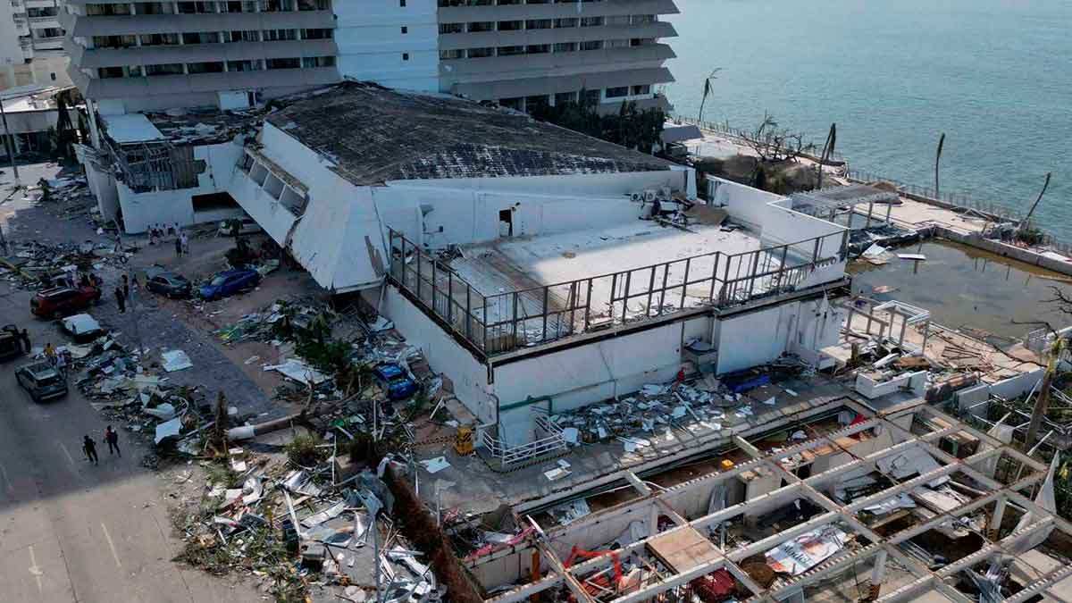 Así quedó Acapulco, luego de que el Huracán Otis tocó tierra el pasado 25 de octubre. 