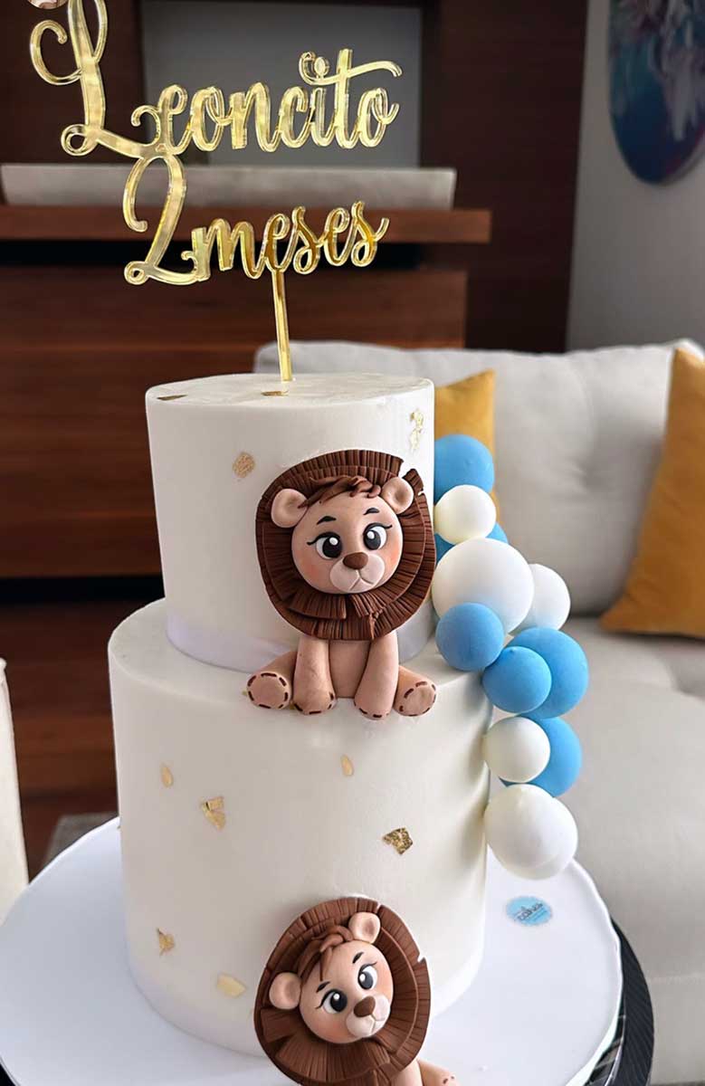 Pastel León, hijo Carlos Rivera