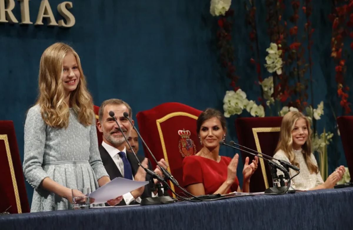 Primer discurso de la primogénita de los reyes de España.