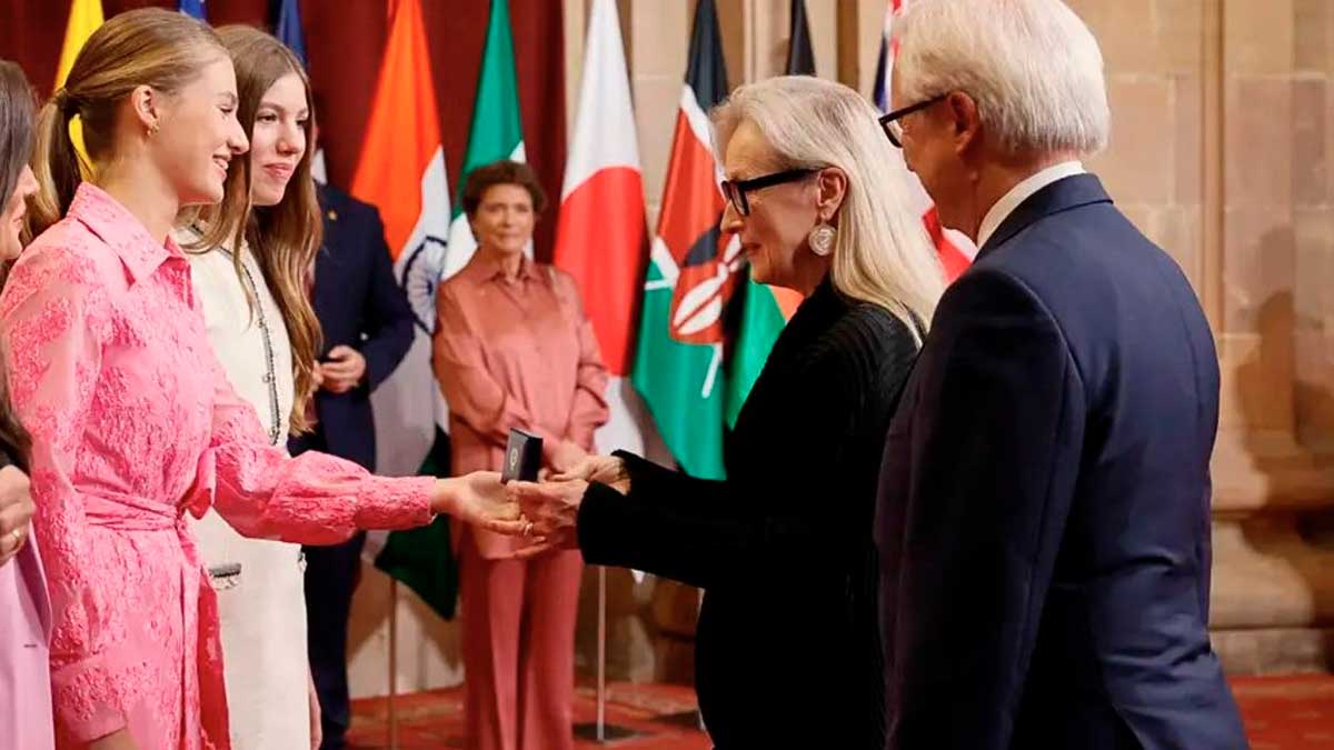 La princesa Leonor y la infanta Sofía también expresaron su admiración a la actriz.