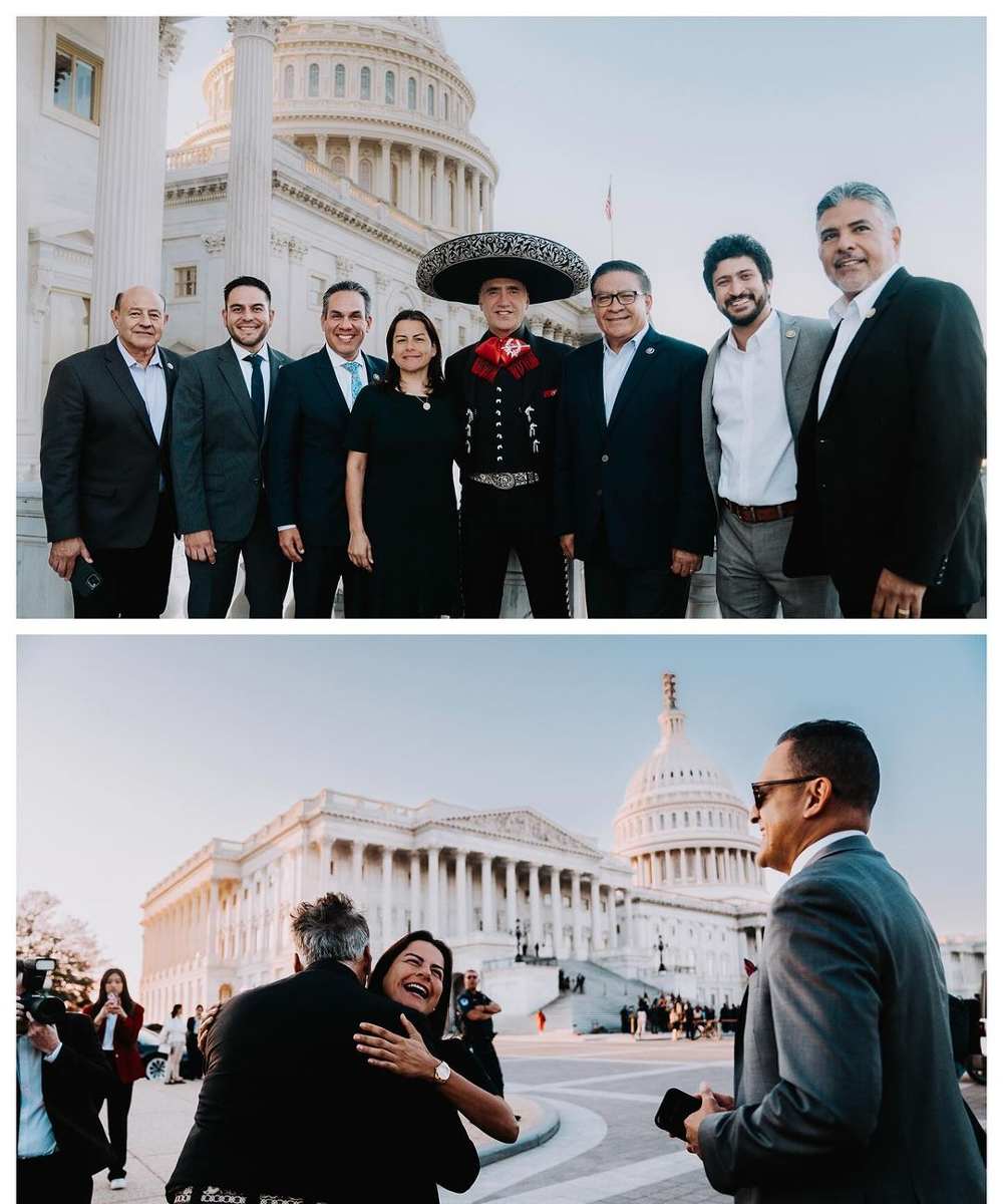 Alejandro Fernández recibió un reconocimiento en el Capitolio de Washington D.C. por su importancia para la música mexicana y la cultura hispana. 