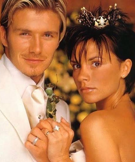 David y Victoria Beckham se casaron en el verano de 1999.