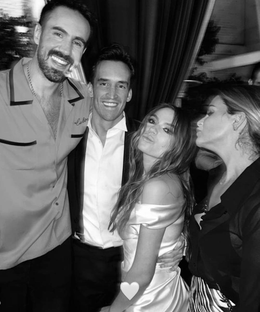 Sofía Castro y Pablo junto a Fernando Gutiérrez Barrios.