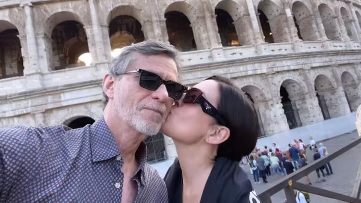 Luego de la boda de Michelle, Stephanie Salas y Humberto Zurita aprovechan para pasear su amor por Roma