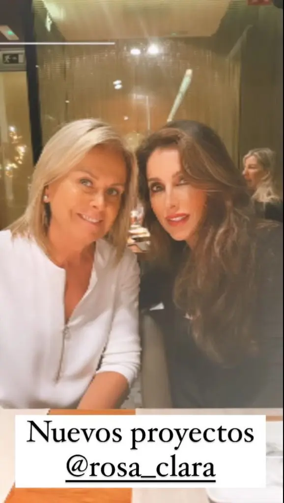 Rosa Clará y Paloma Cuevas juntas, anunciando nuevos proyectos.